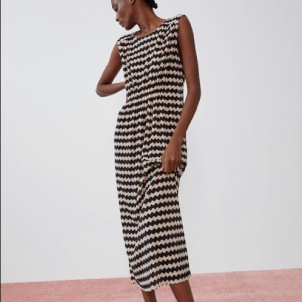 Gorgeous Printed ZARA midi dress